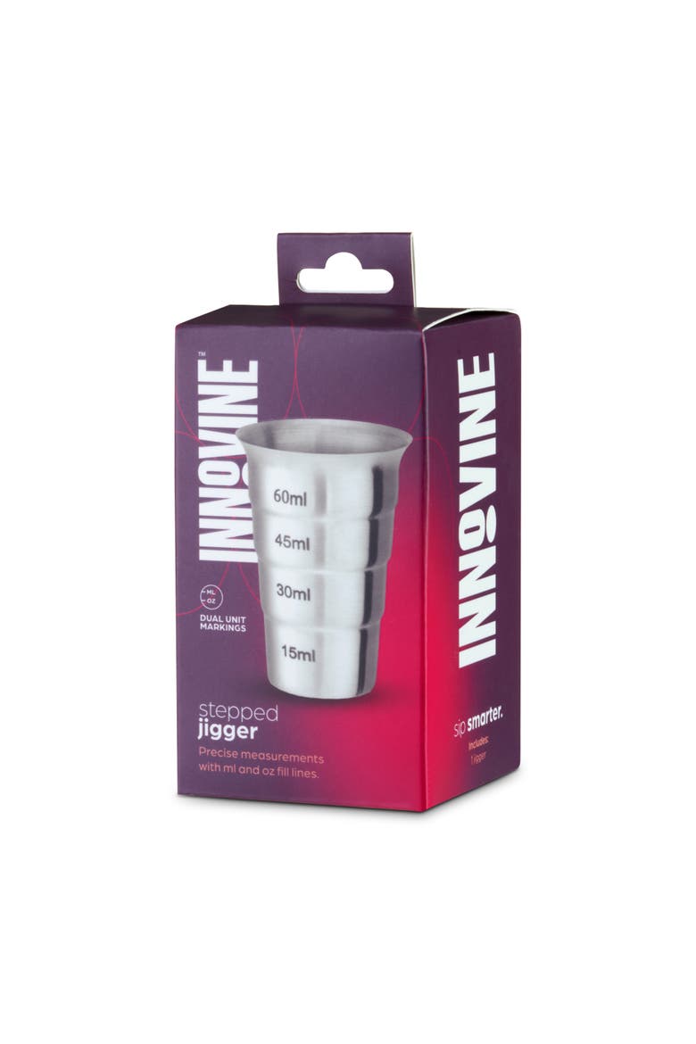 Stepped Jigger, Alternate, color, Silver