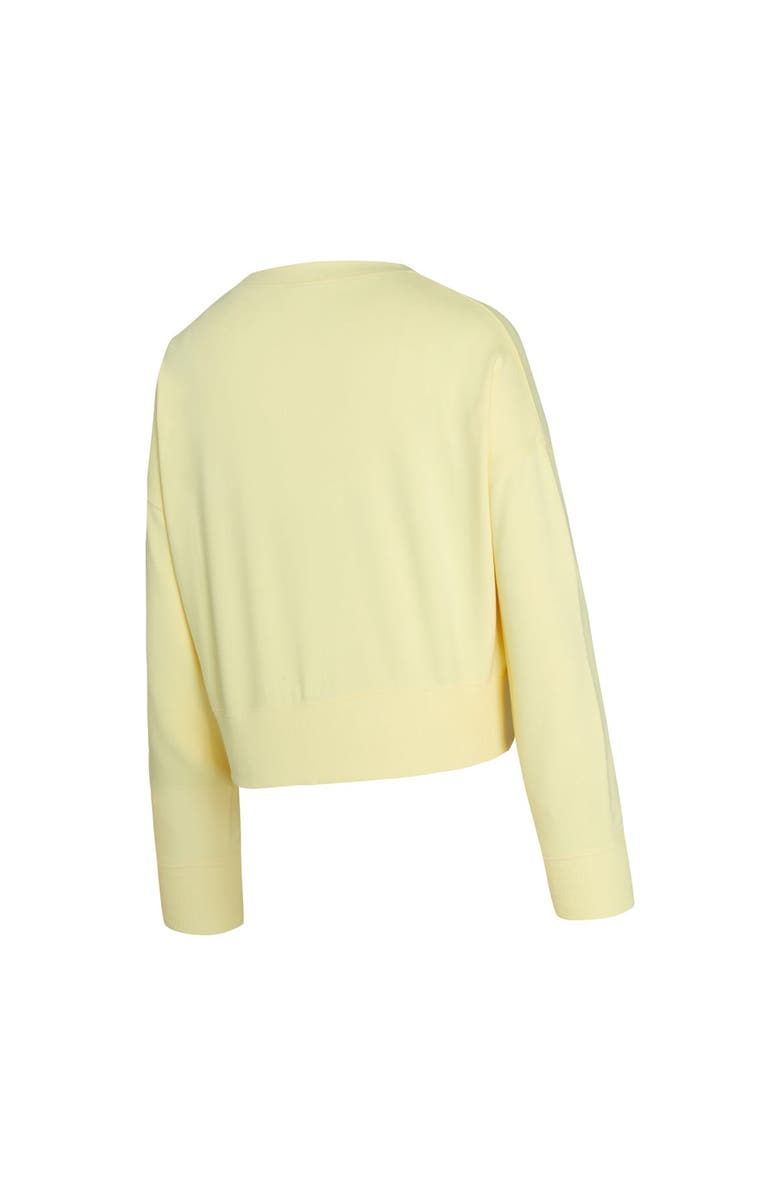 CONCEPTS SPORT Women's Concepts Sport Yellow San Diego Padres Elevation Tri-Blend Long Sleeve T-Shirt & Shorts Set, Alternate, color, Yellow