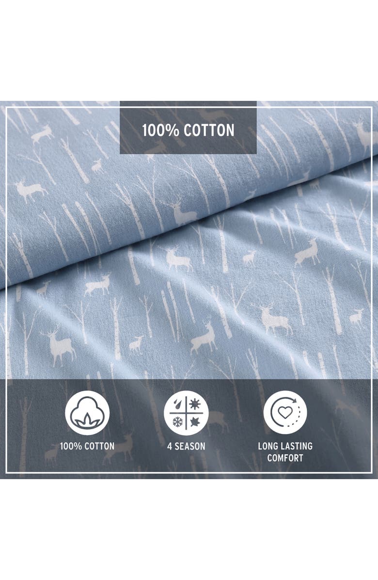 Eddie Bauer Birch Forest Sheet Set, Alternate, color, Lt-Pastel Blue