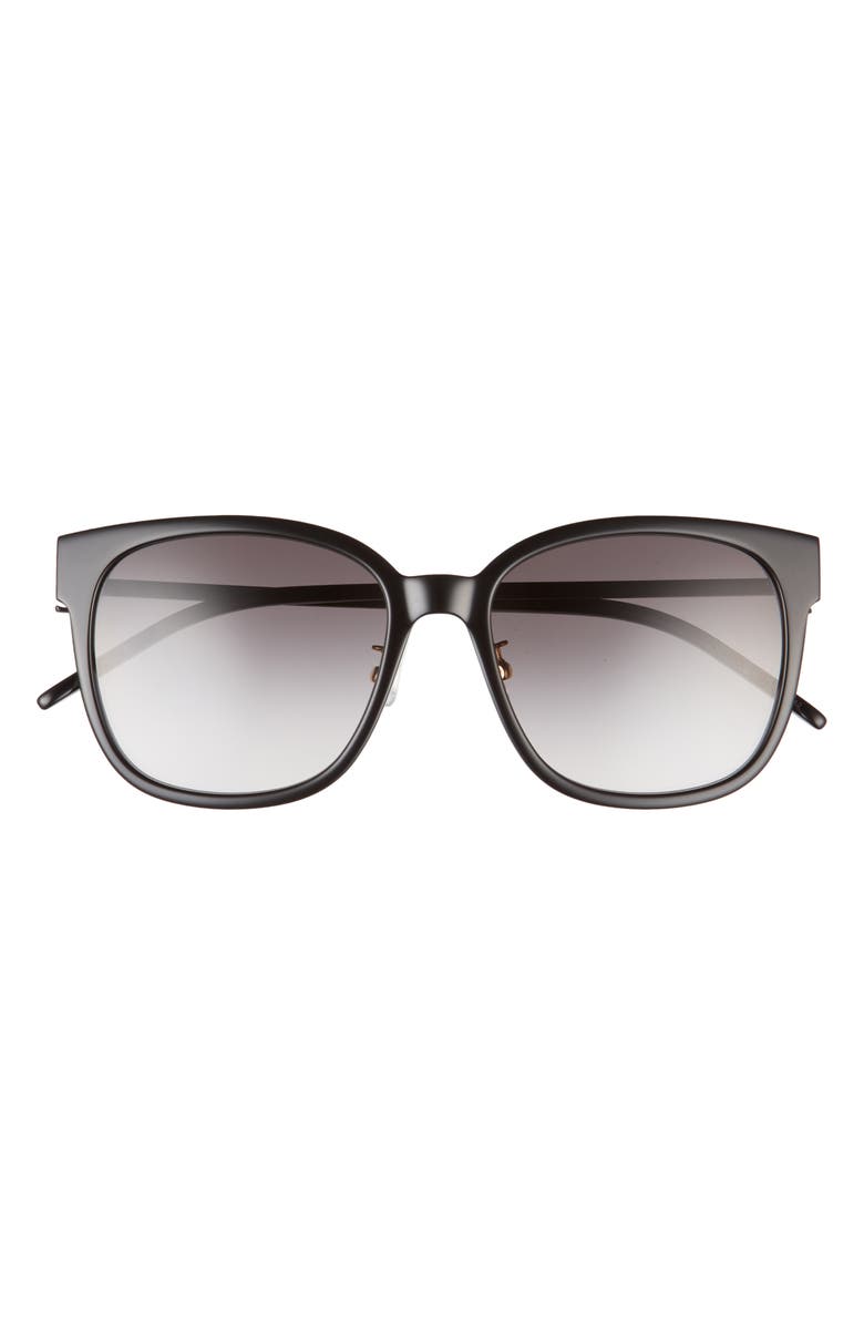 Saint Laurent 57mm Cat Eye Sunglasses, Main, color, 