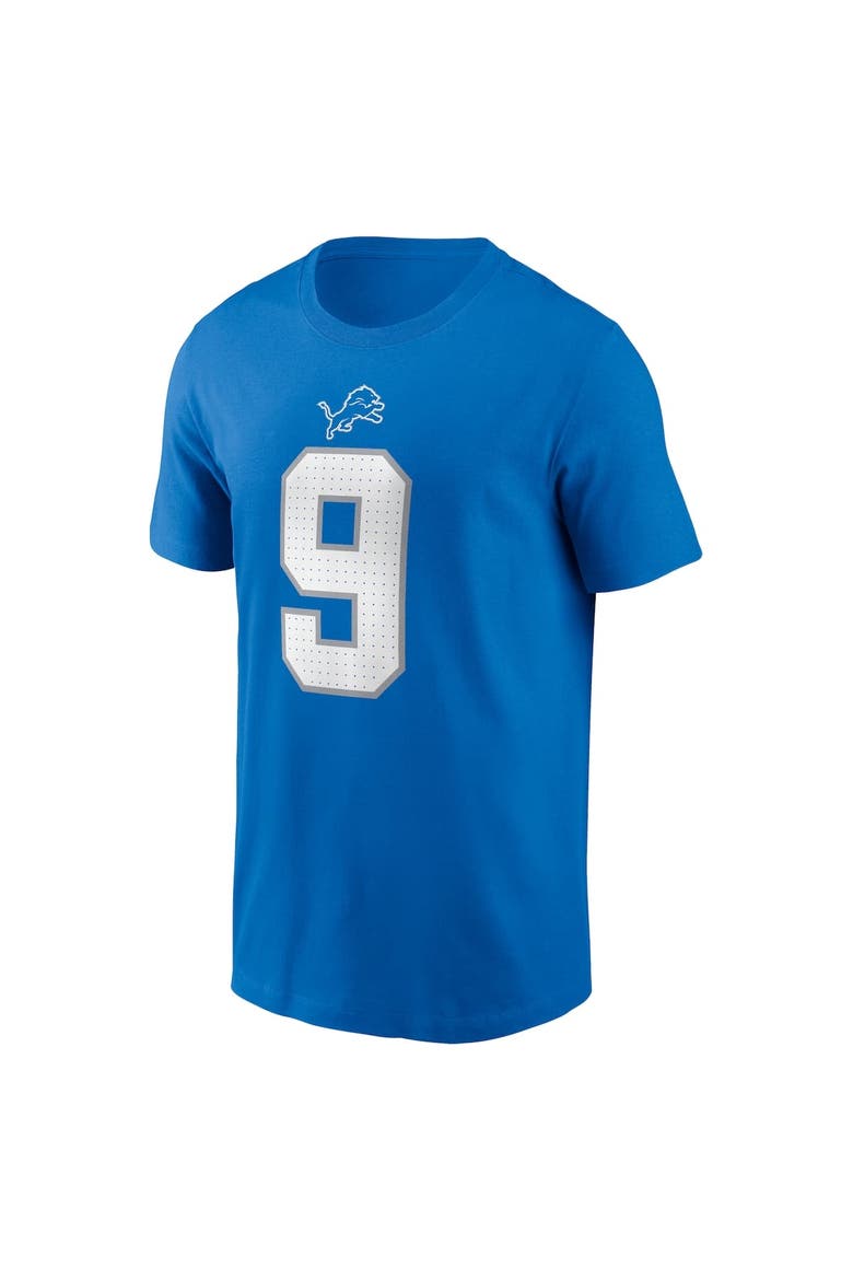 Men's Nike Jameson Williams Blue Detroit Lions Name & Number T-Shirt, Alternate, color, Blue