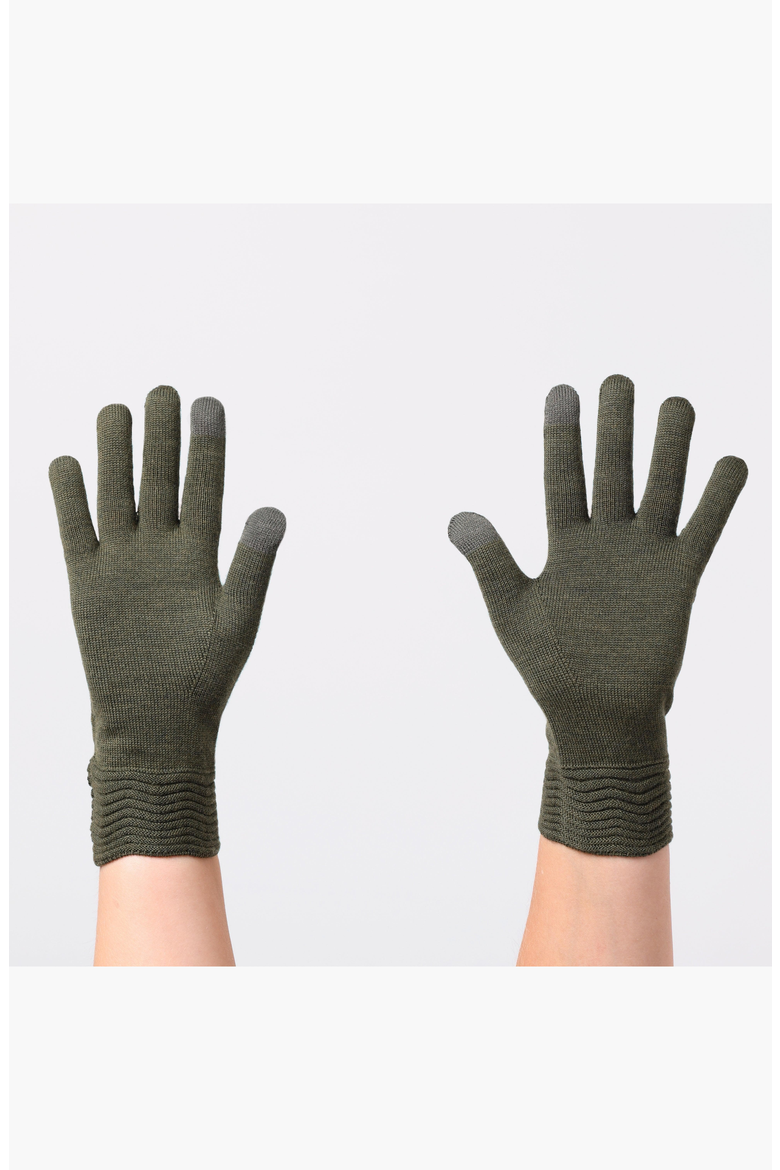 Tech Gallery Wool Gloves, Alternate, color, Heather Green