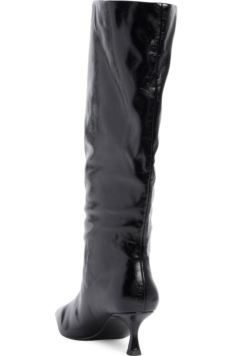 ASOS DESIGN Crimson Kitten Heel Knee High Boot, Alternate, color,