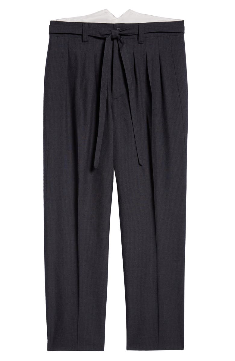 VISVIM Hakama Wool Blend Santome Pants, Alternate, color,