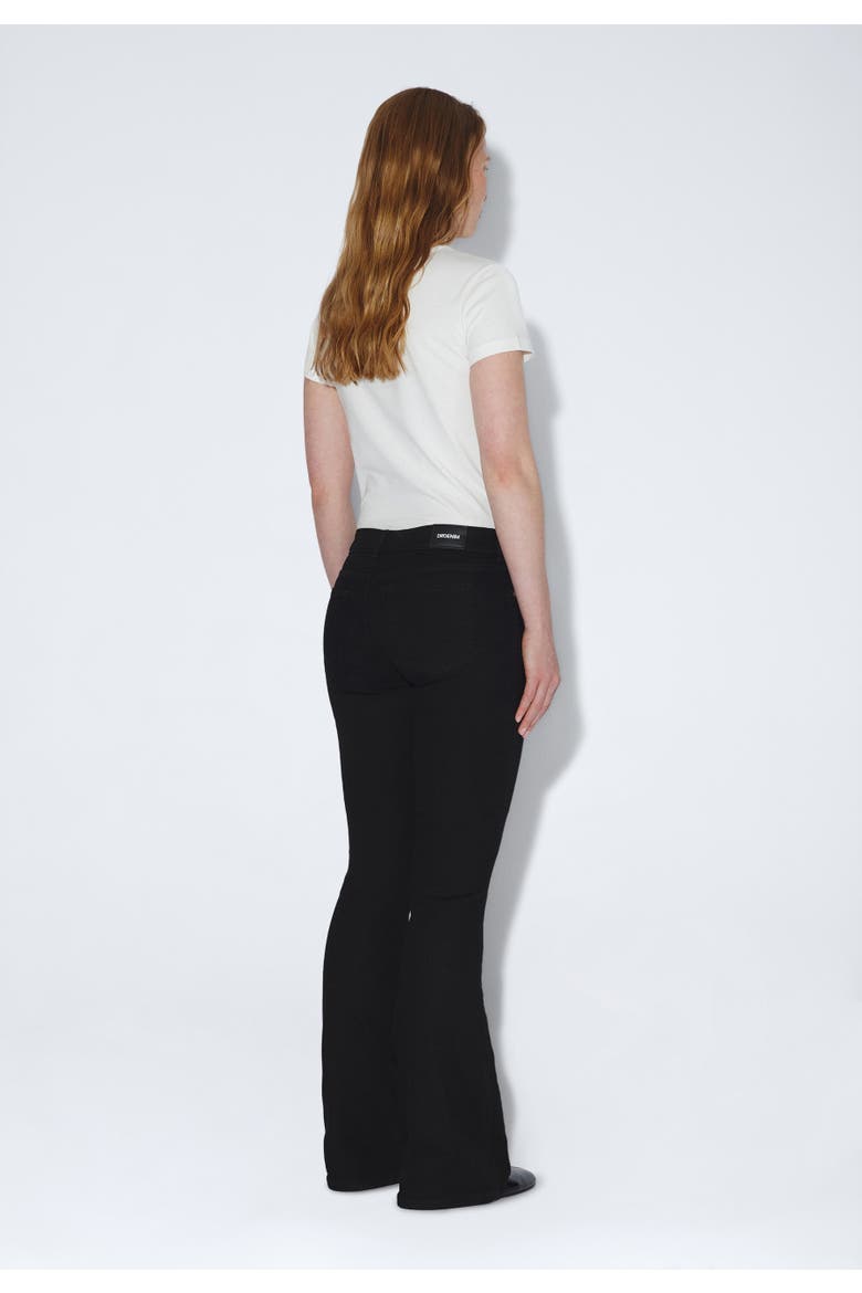 Kily Low Bootcut Jeans, Alternate, color, Solid black