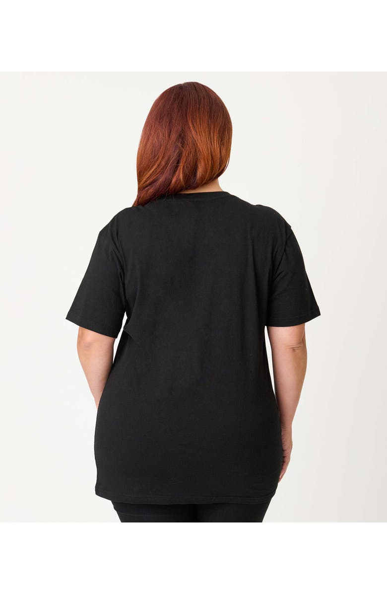 Unique Vintage Unisex Graphic Tee, Alternate, color, Black Magic Print