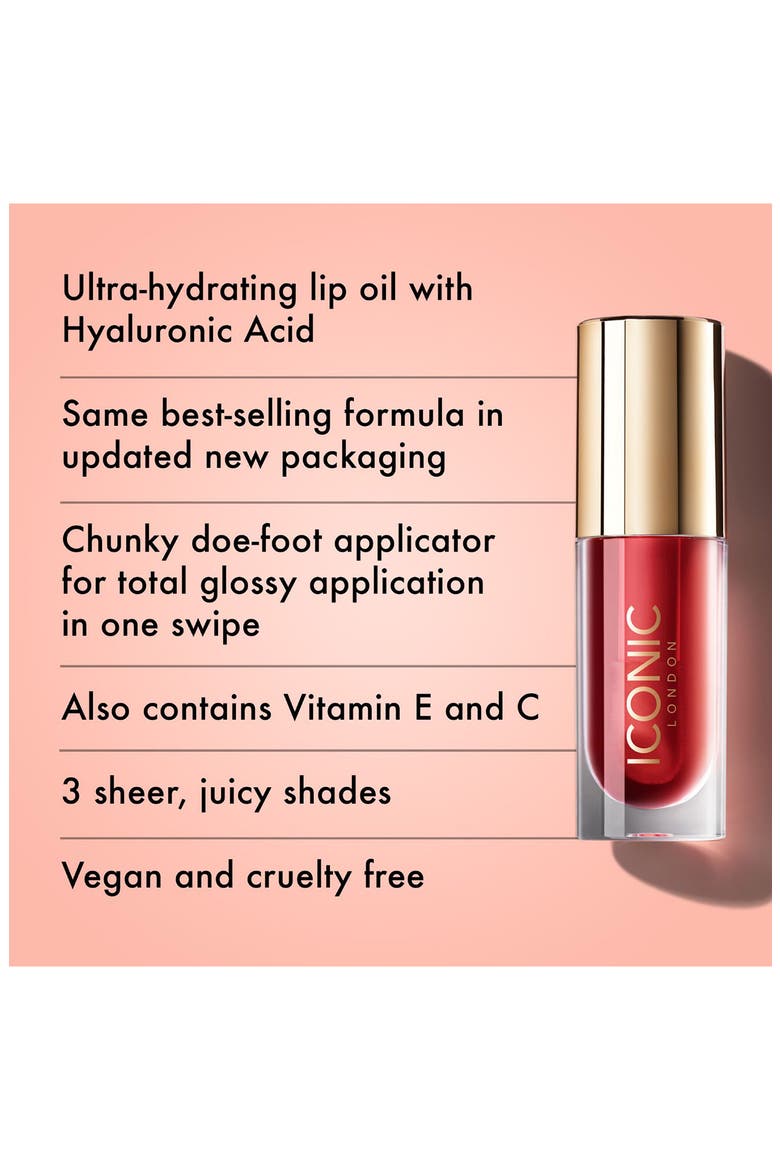 Lustre Lip Oil, Alternate, color, ROSE RIOT