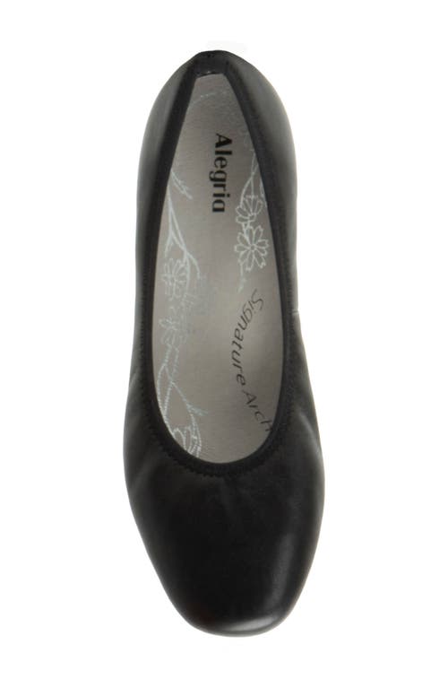 Alegria By Pg Lite Arielle Flat In Black