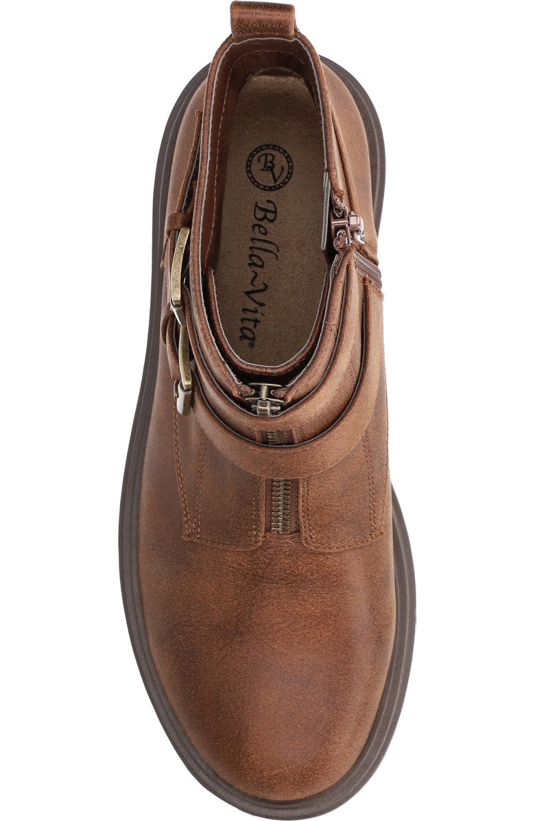 Bella Vita Arcadia Buckle Boot, Alternate, color, Tan