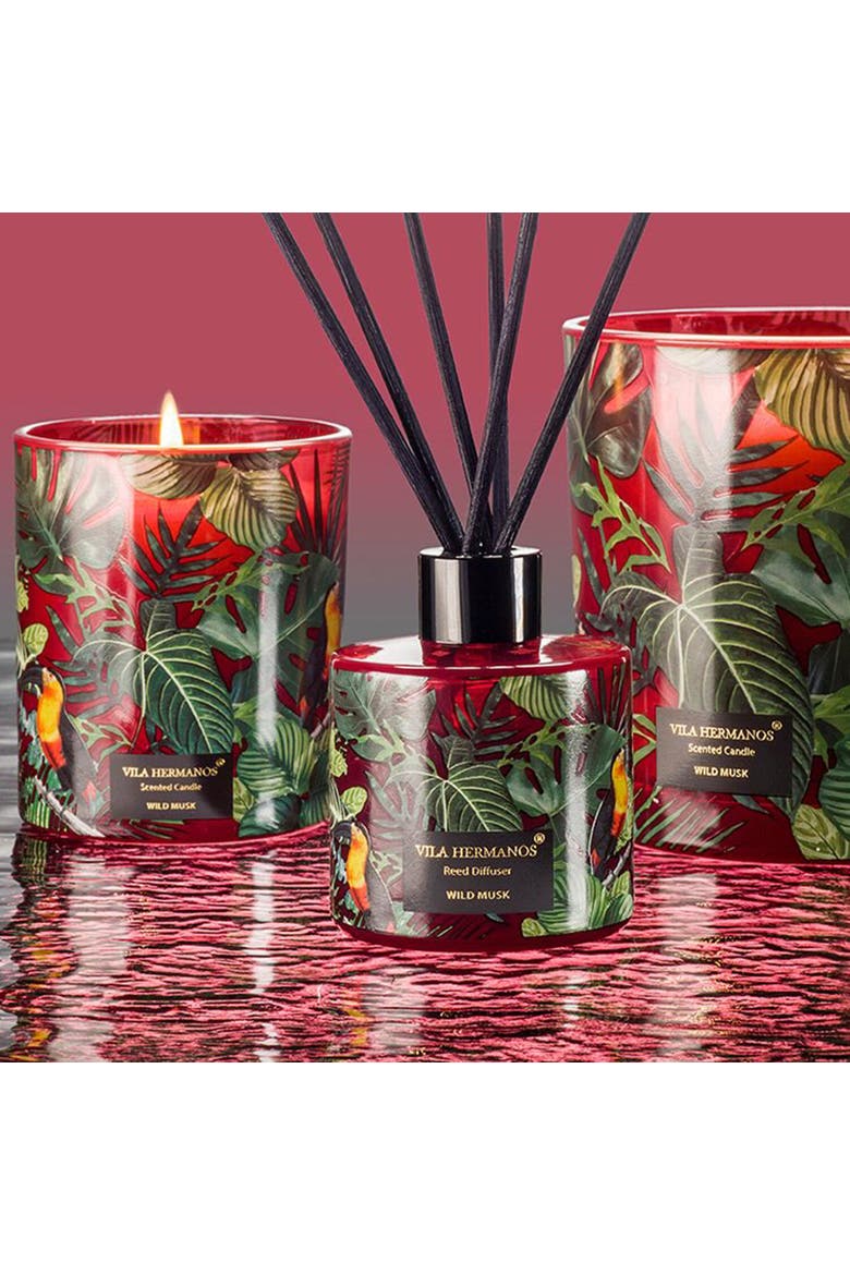 Vila Jungletropia Candle In A Jar, Alternate, color, Wild Musk