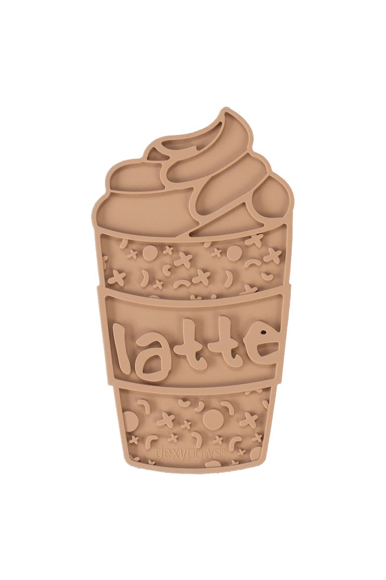 Enrichment Lick Mat, Main, color, Brown