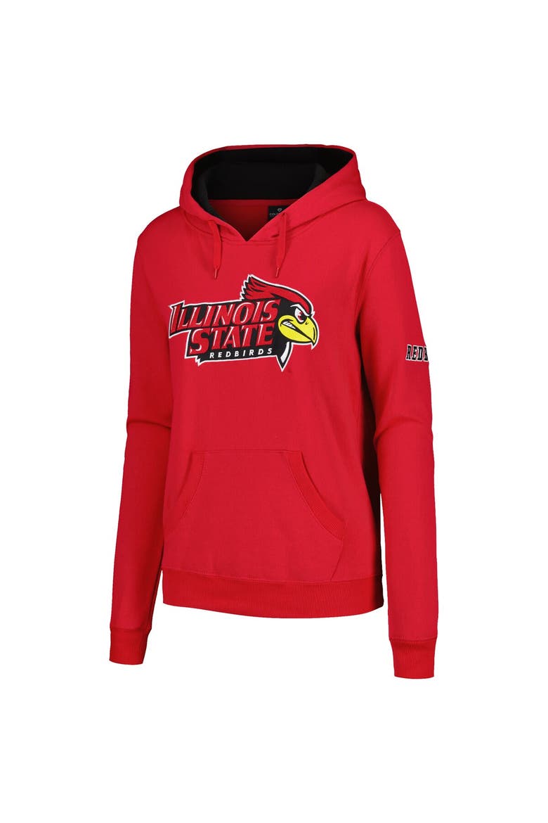 Women's Stadium Athletic Red Illinois State Redbirds Big Logo Pullover Hoodie, Alternate, color, Red