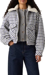 Levi's '90s Shrunken Trucker Jacket with Faux Shearling Collar