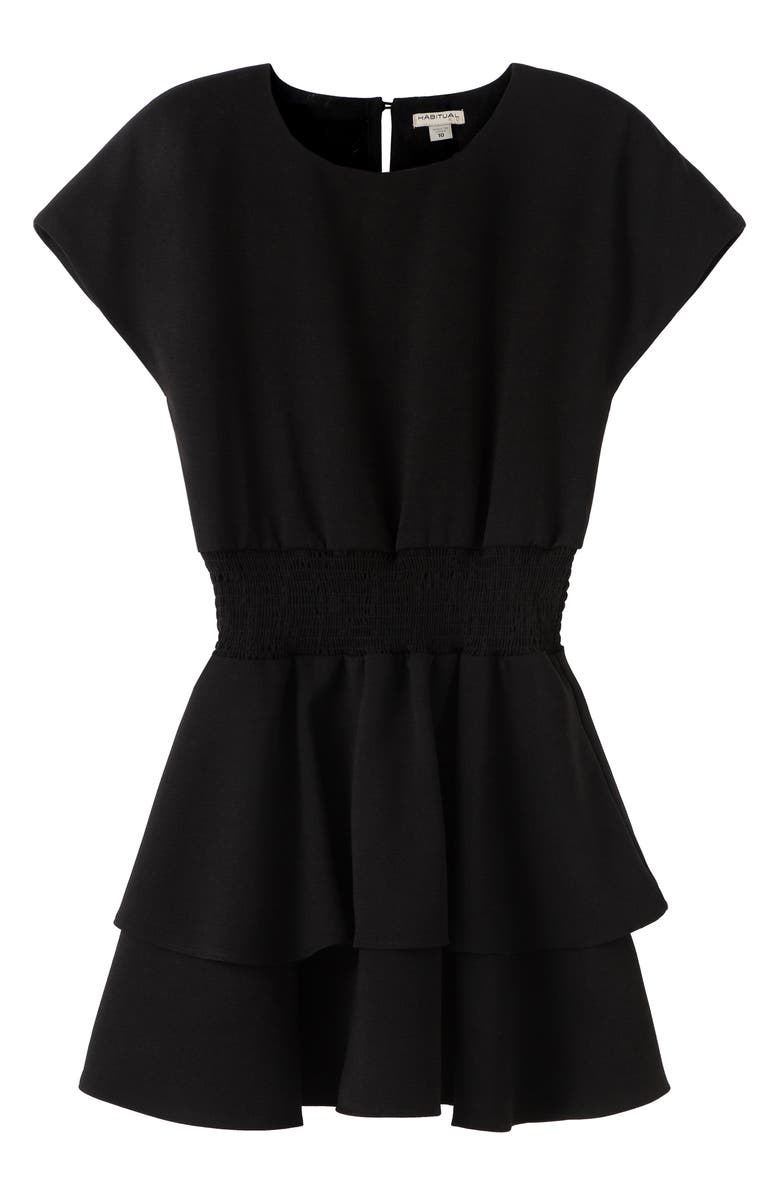 Habitual Girl Tiered Crepe Dress, Main, color, 