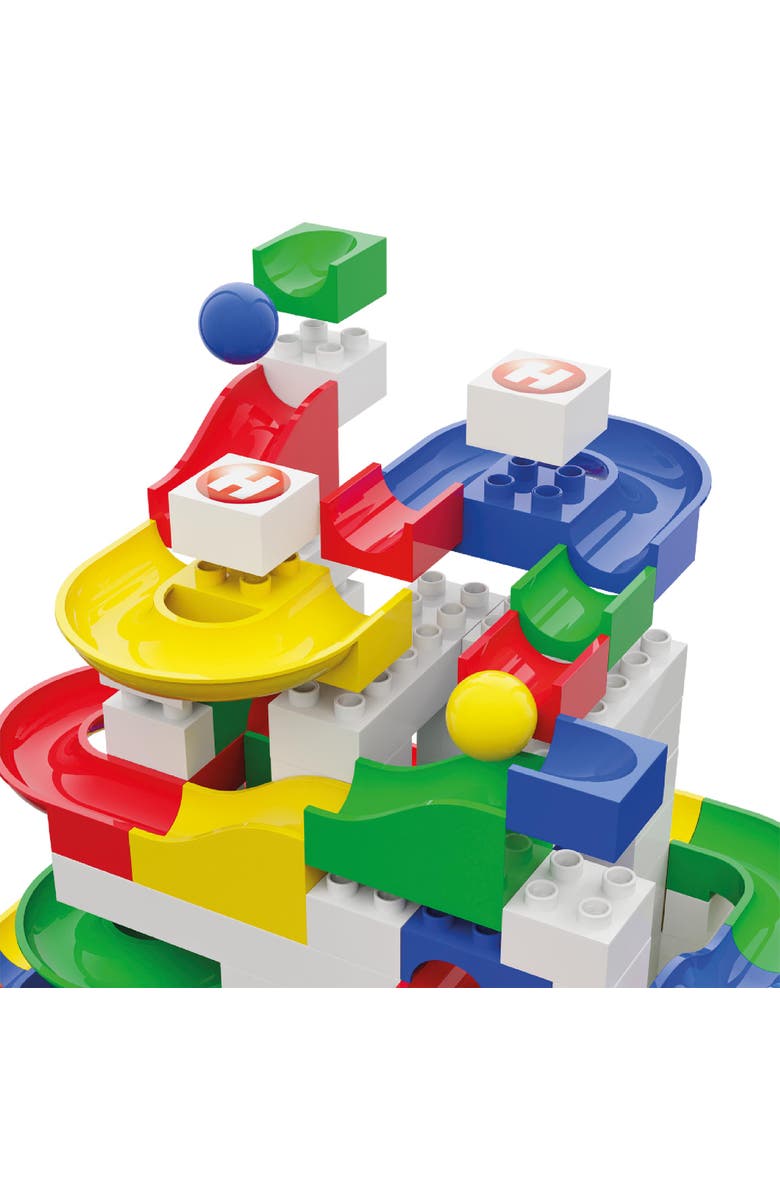 Hubelino Marble Run 123 Piece Starter Building Box Set, Alternate, color, Multi