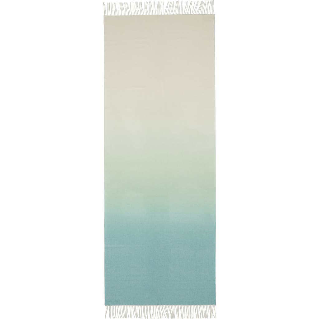 Johnstons Of Elgin Ombré-effect Scarf In White