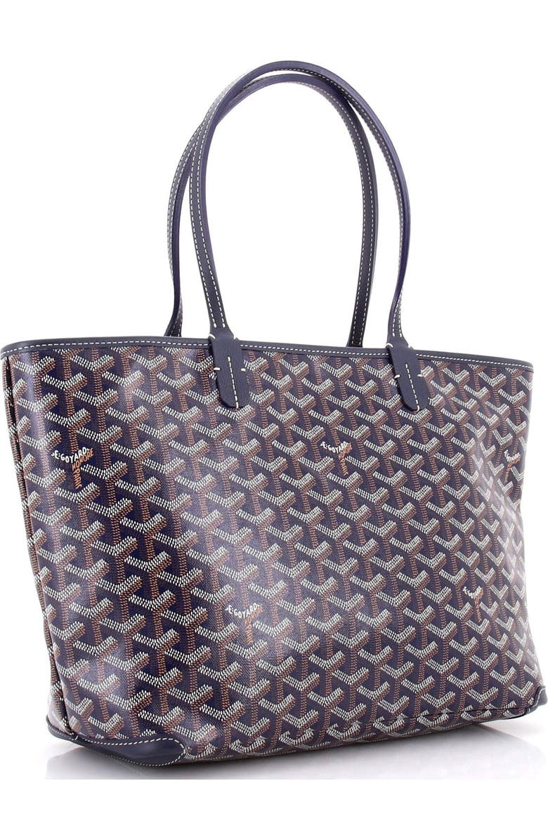 Pre-Owned Goyard Artois Tote Coated Canvas PM, Alternate, color, Blue