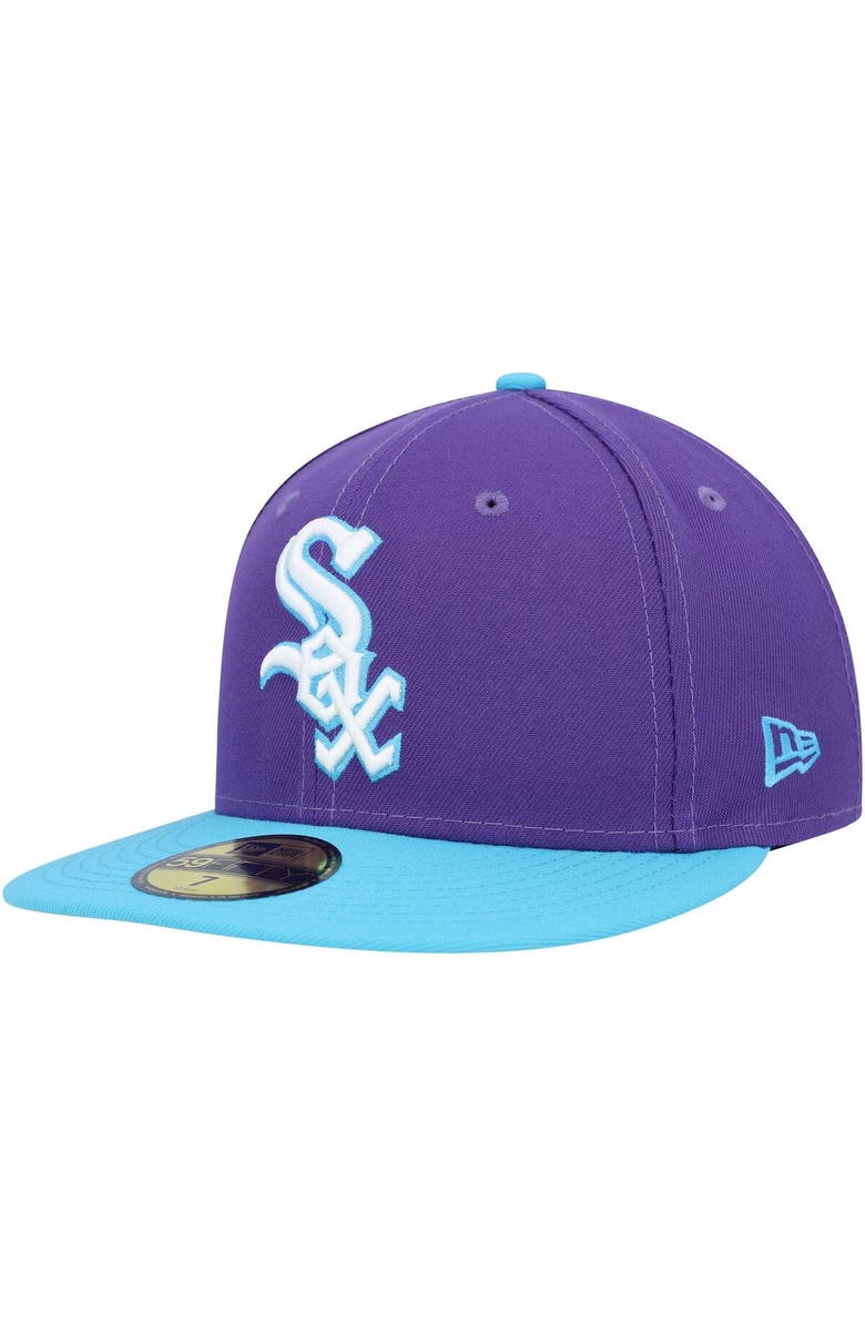 New Era Men's New Era Purple Chicago White Sox Vice 59FIFTY Fitted Hat, Alternate, color, Purple