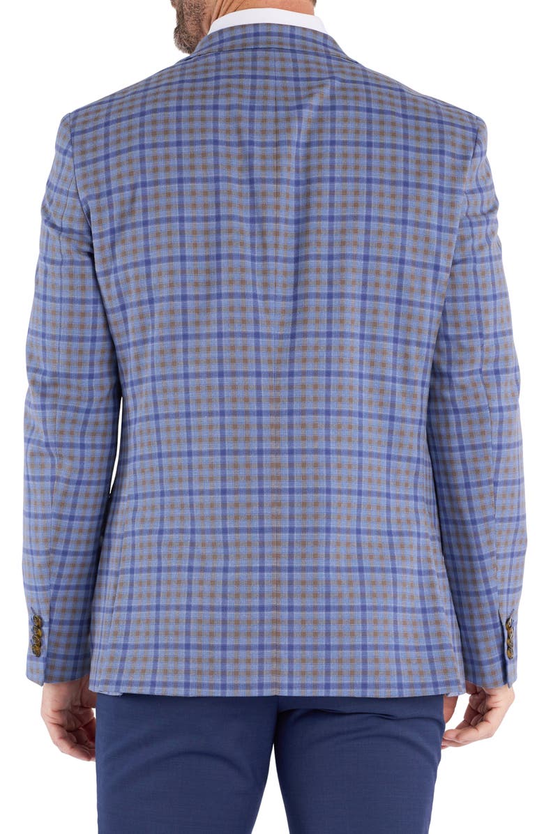 SAVILE ROW CO Check Sport Coat, Alternate, color, Blue
