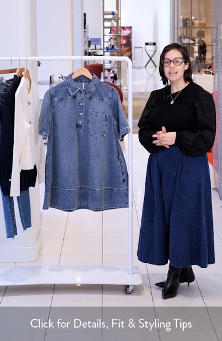 Remino Denim Minidress, sales video thumbnail