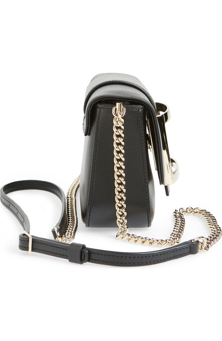 Roger Vivier Micro Très Vivier Calfskin Leather Crossbody Bag, Alternate, color,