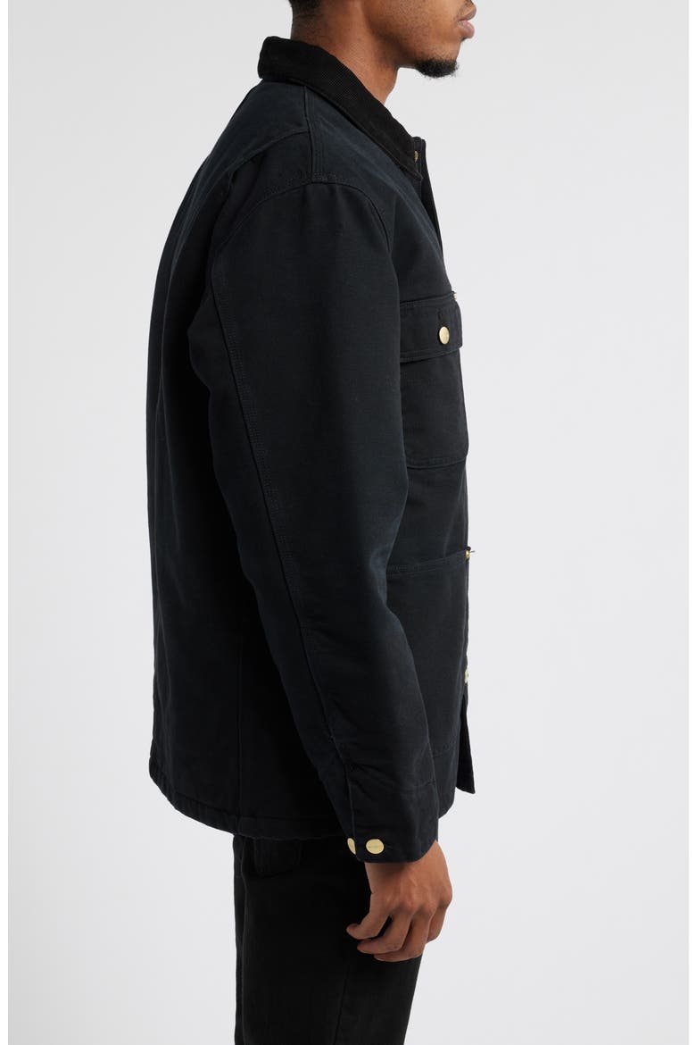 Chore Coat, Alternate, color, BLACK / BLACK AGED