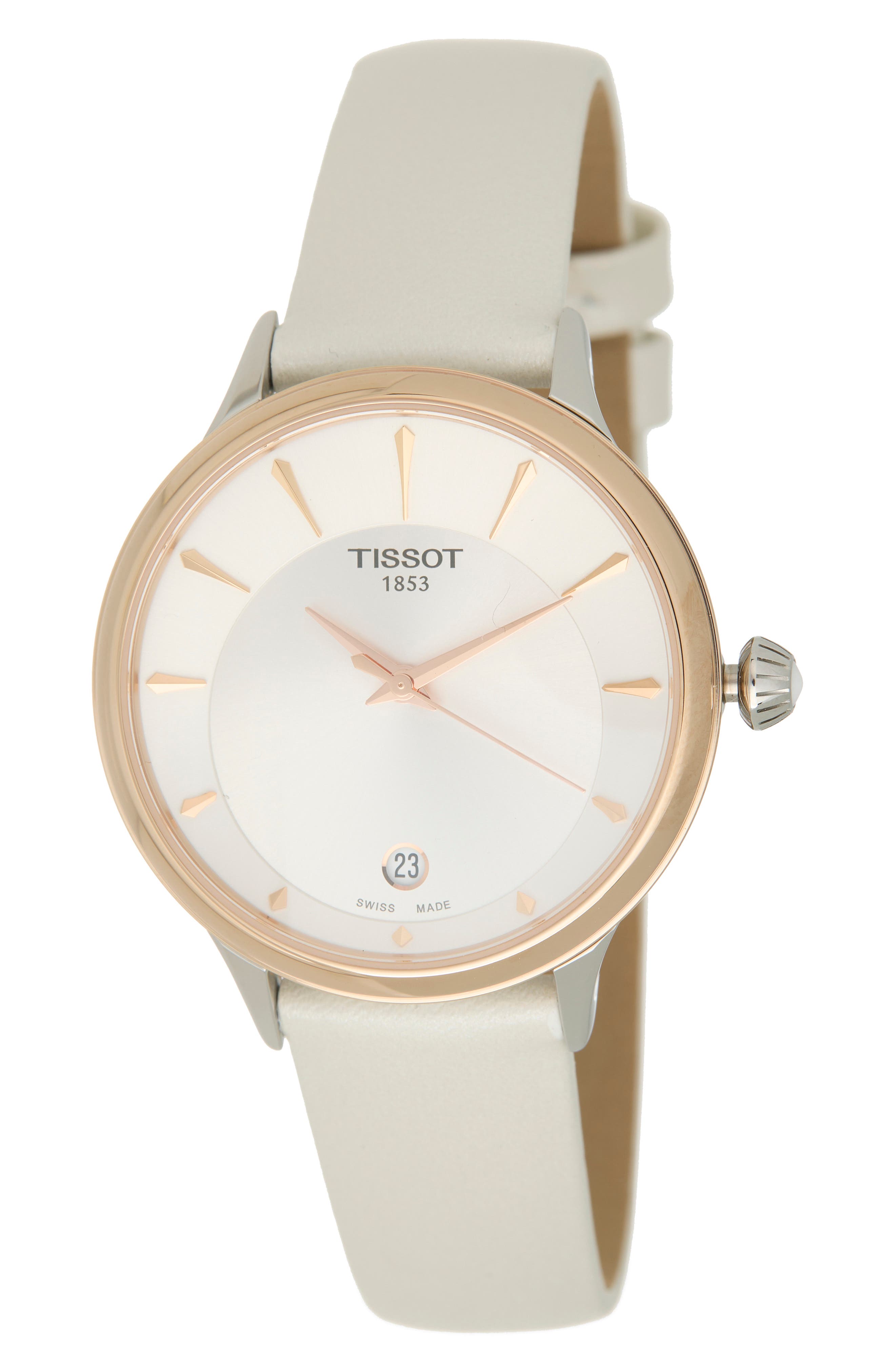 Tissot Odaci-T Leather Strap Watch, 33mm
