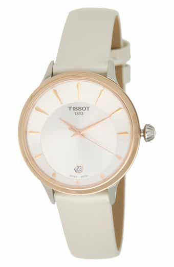 Tissot Odaci-T Leather Strap Watch, 33mm