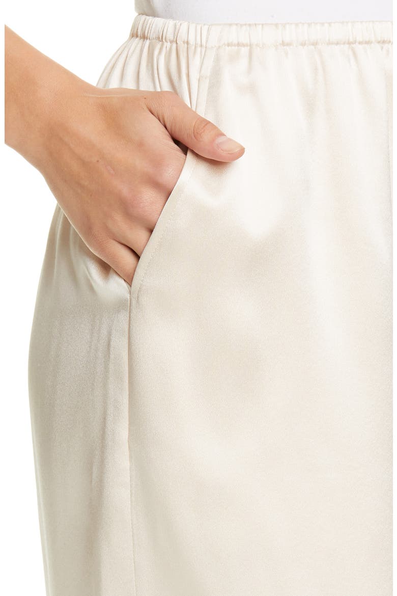 Silk Walking Shorts, Alternate, color, PALE ALDER