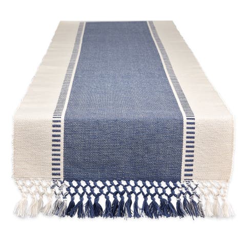 Dobby Stripe Ribbed Table Runner