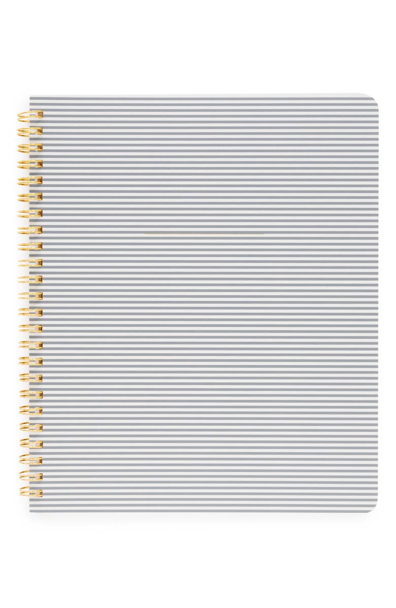 Sugar Paper Stripe Spiral Notebook, Main, color, 