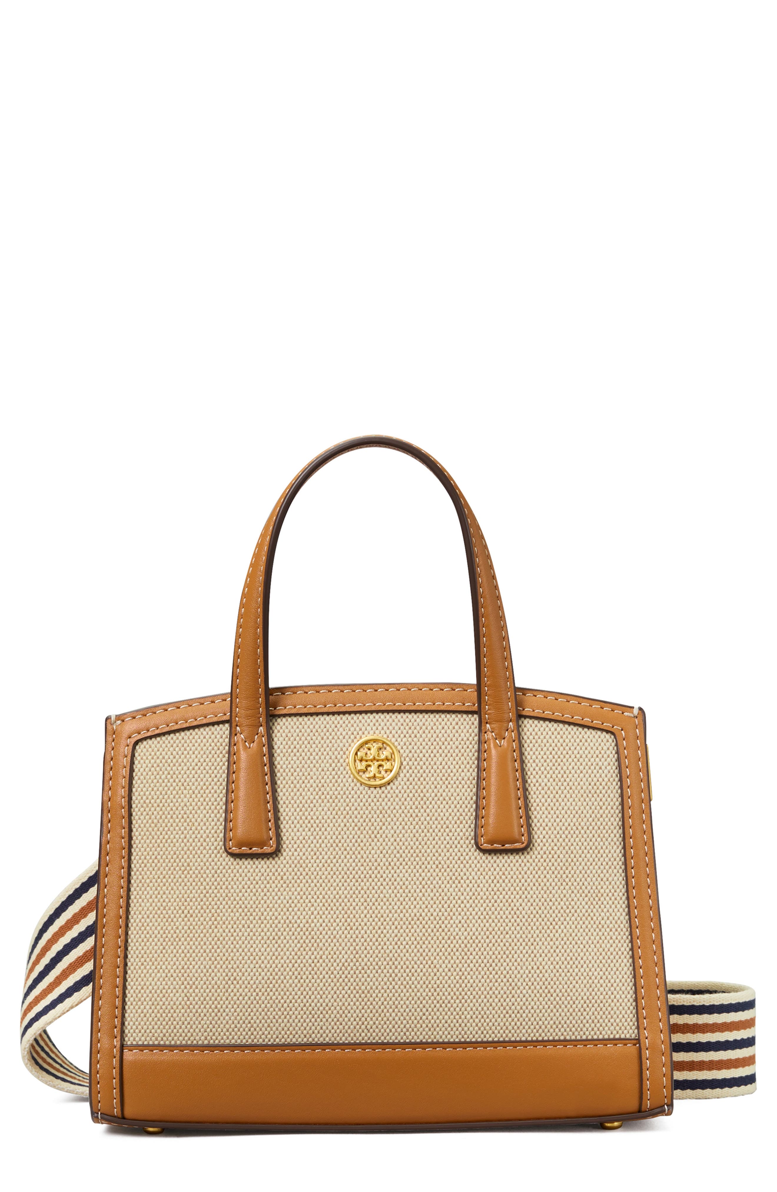 Tory Burch Walker Canvas Micro Satchel, Main, color, 