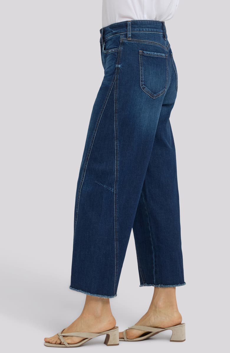 NYDJ Alyssa Frayed Crop Relaxed Tapered Jeans, Alternate, color, Sunset Villa