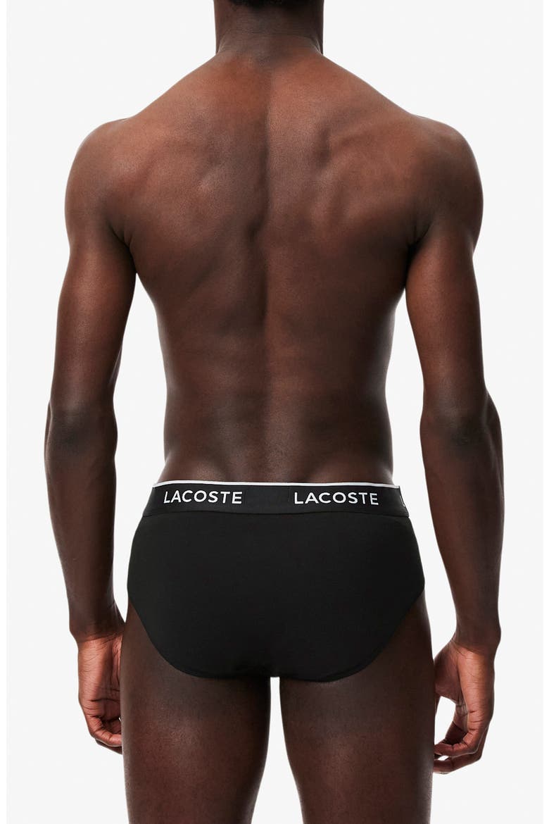 Core Essentials Assorted 3-Pack Stretch Cotton Briefs, Alternate, color, BLACK/ WHITE/ SILVER CHINE