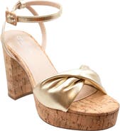 Charles David Madelina Ankle Strap Platform Sandal