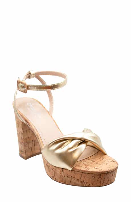 Charles David Madelina Ankle Strap Platform Sandal
