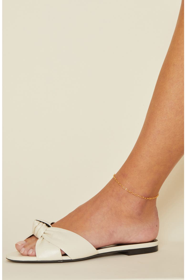 Soho Chain Link Anklet, Alternate, color, GOLD-FILLED