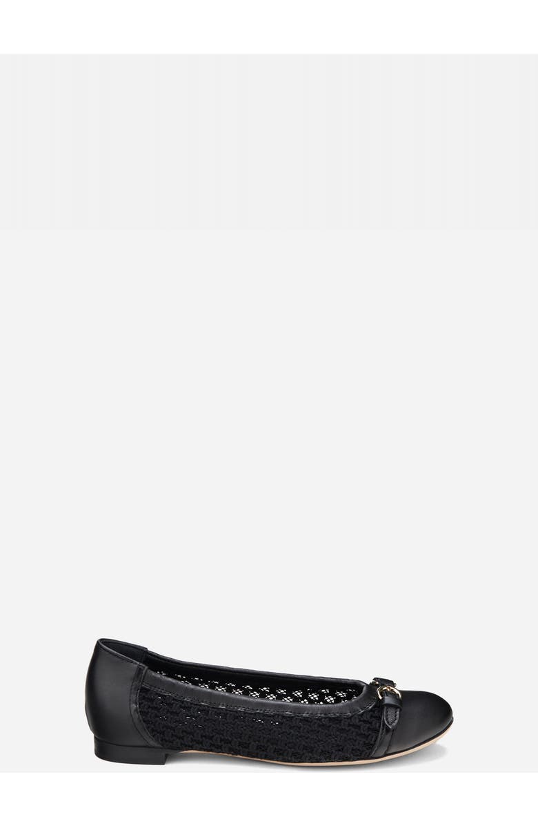AGL Monia Ballet Flat, Main, color, Black Fabric