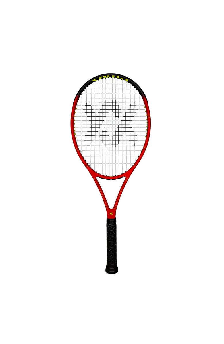 Volkl Vostra V8 25 Junior Pre-Strung Tennis Racquet, Main, color, Red