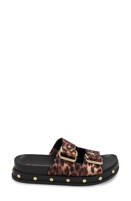 Bcbgeneration Bamba Platform Sandal In Cheetah