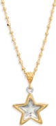 VIDAKUSH Duotone Star Pendant Necklace