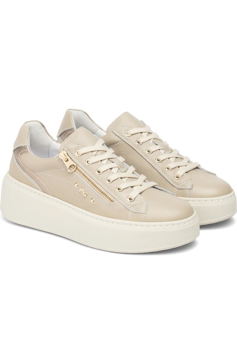 NeroGiardini Platform Sneaker, Alternate, color, Champagne
