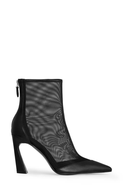 Rebecca Minkoff Mesh Bootie In Black