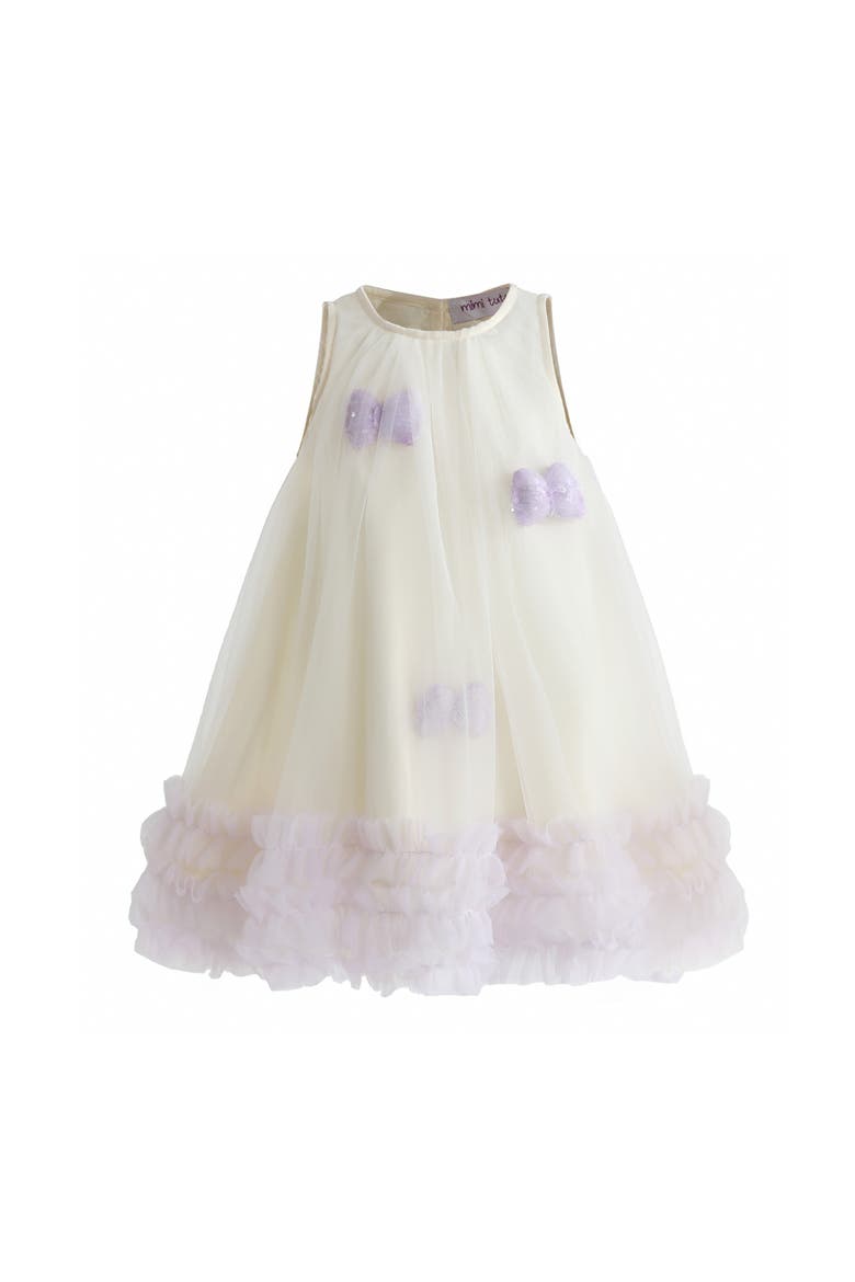 Nayara Bow Dress, Main, color, Purple