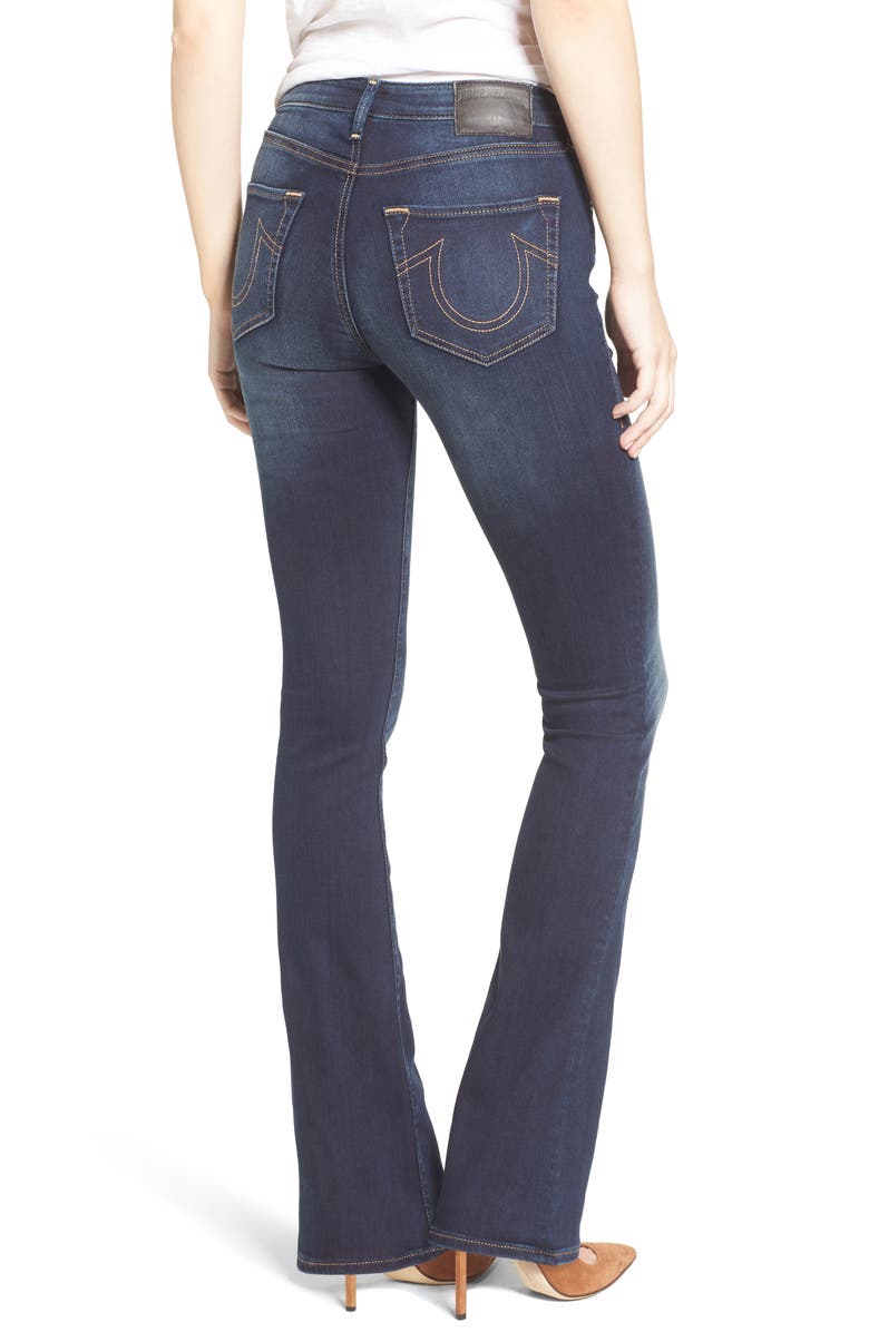 True Religion Brand Jeans Jennie Curvy Bootcut Jeans, Alternate, color, 