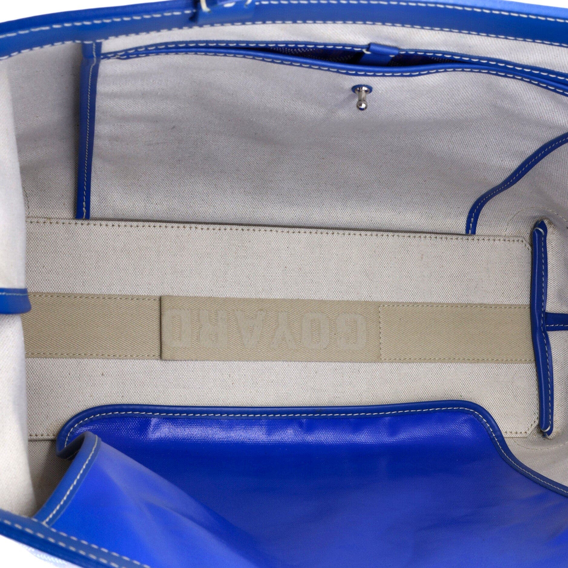 Bellechasse Bag Coated Canvas PM, Alternate, color, Blue