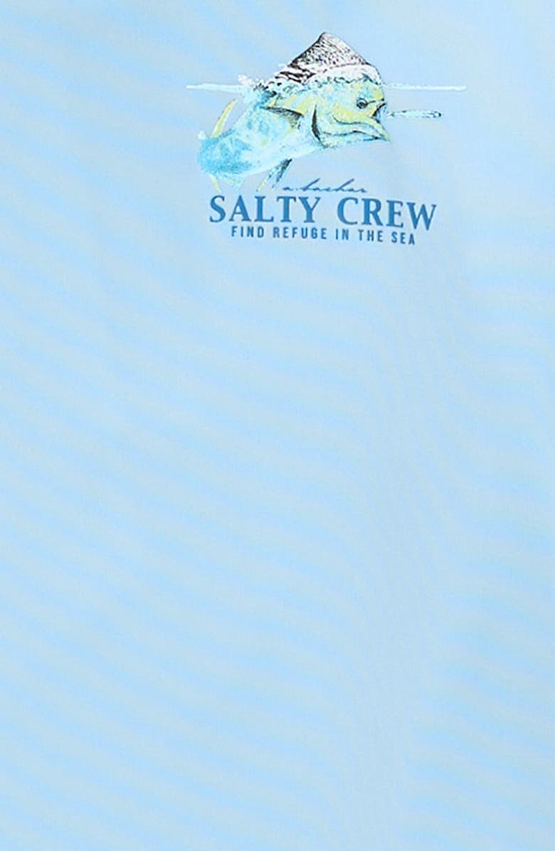 Salty Crew Kids' Surface Hooded Sunshirt, Alternate, color, Clear Sky