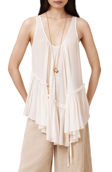 Rach Semisheer Sleeveless Top