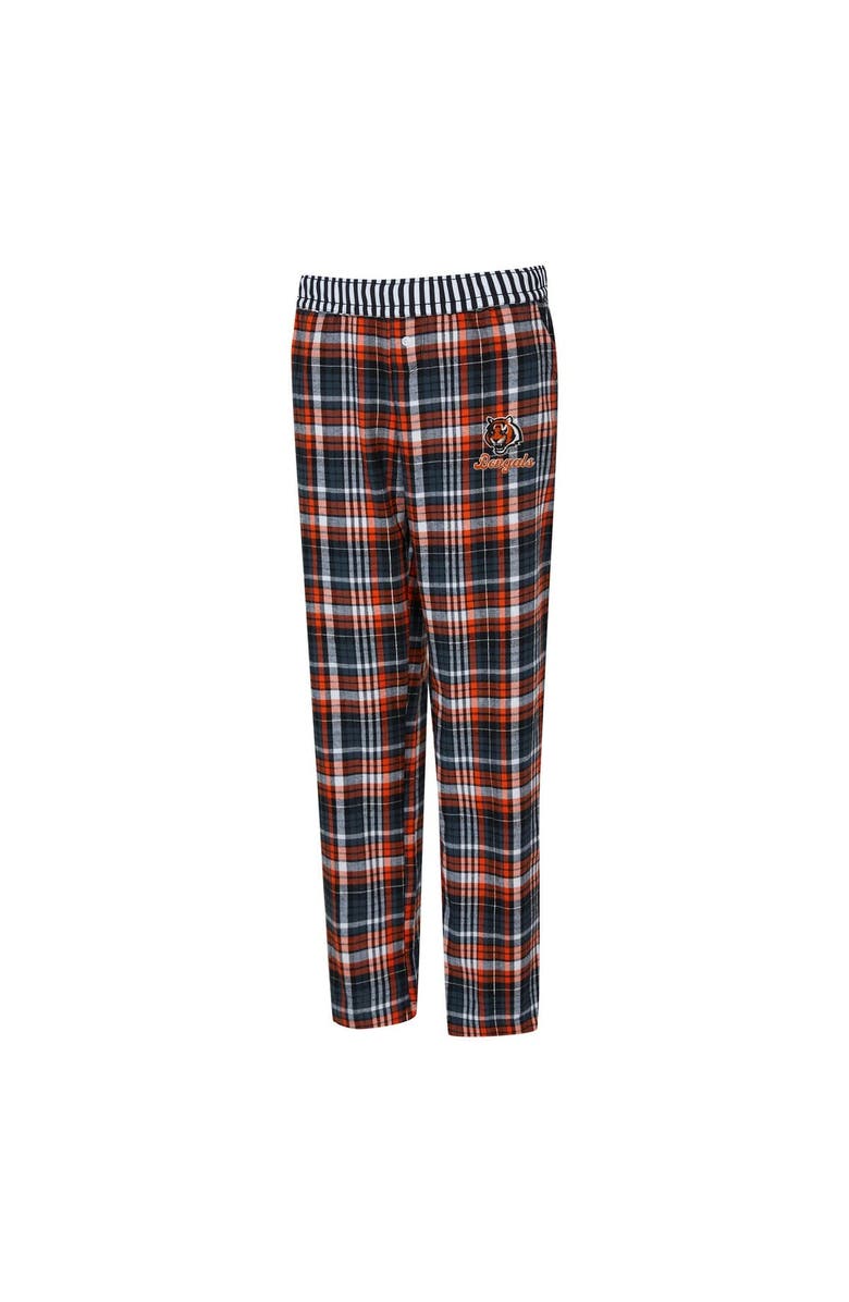 CONCEPTS SPORT Women's Concepts Sport  Black Cincinnati Bengals Laney Plaid Tri-Blend Pants, Alternate, color, Black