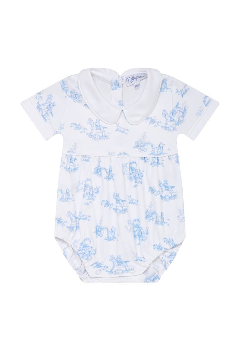 Nellapima Blue Toile Baby Bubble - Baby, Alternate, color, Blue